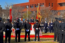 令和5年館林地区消防組合消防隊出初式