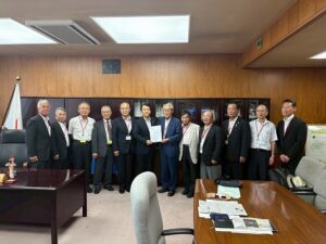 群馬県土地改良事業団体連合会要望活動（熊川栄会長他）