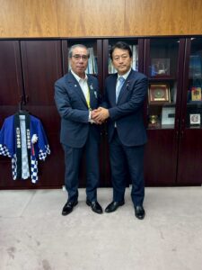 250926岩崎正春下仁田町長来訪