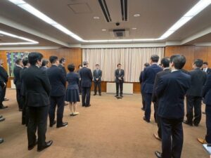 農林水産副大臣　退任式