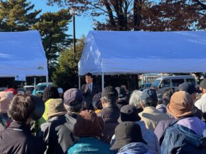 R7.11.29群馬県議会議員森昌彦後援会グラウンド・ゴルフ大会