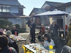 R7.11.30山田たかし市議後援会山遊会　晩秋バーベキュー